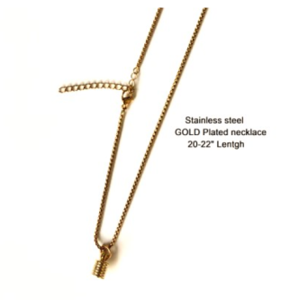 L.Stainless Steel Gold Color