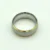 Silver w/gold 8mm